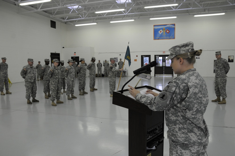 Delaware National Guard's 101st Public Affairs change of command