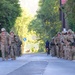 2CR soldiers conduct an 18.63 mile foot march