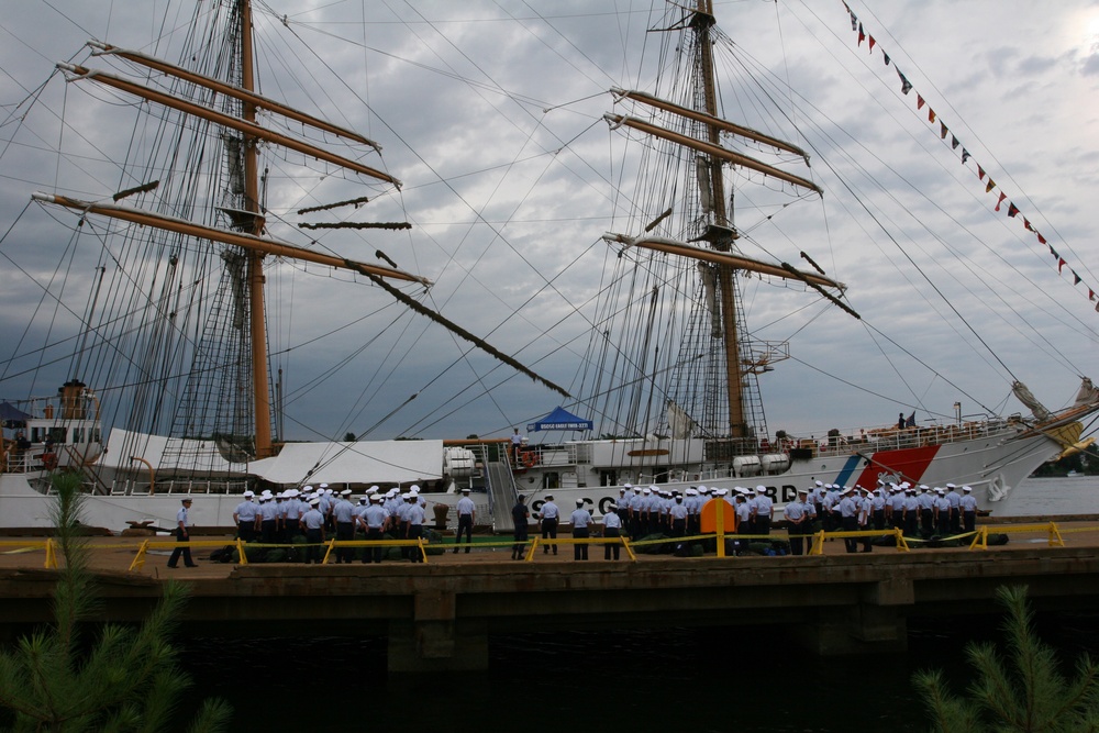 USCGC Eagle Docked in Portsmouth, NH