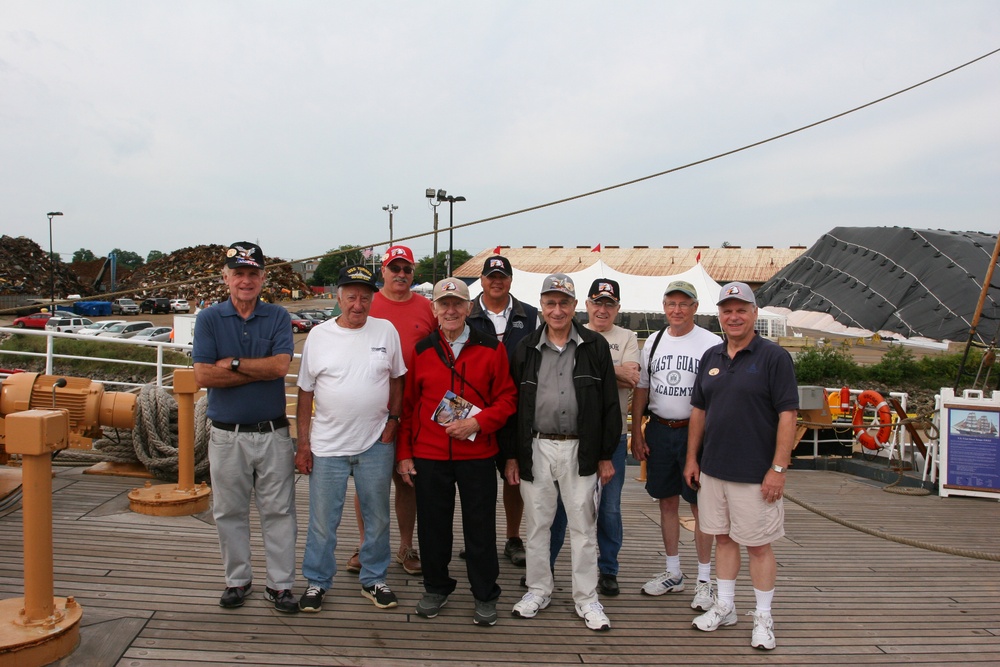 Coast Guard class on 1963 tour the USCGC Eagle