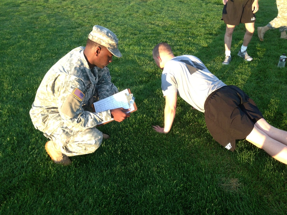 NCO sets example for younger soldiers