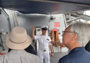 USS Fitzgerald arrives in northern Japan