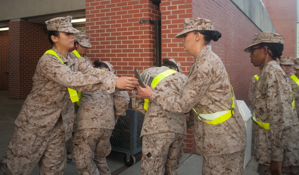 Photo Gallery: Marine recruits receive rifles, equipment on Parris Island