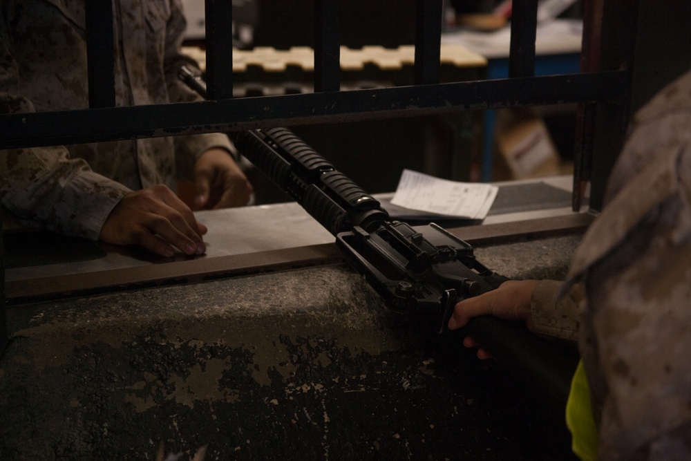 Photo Gallery: Marine recruits receive rifles, equipment on Parris Island