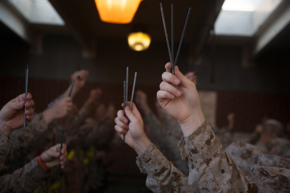 Photo Gallery: Marine recruits receive rifles, equipment on Parris Island