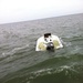 Sunk boat in Saginaw Bay