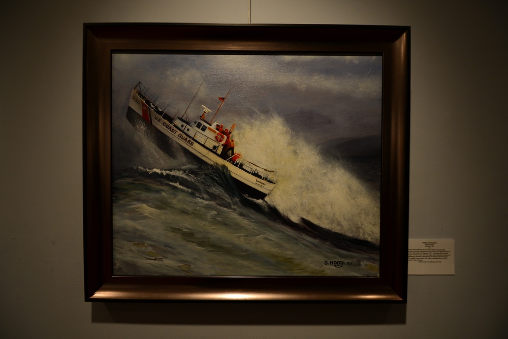 Coast Guard art display Coos Art Museum