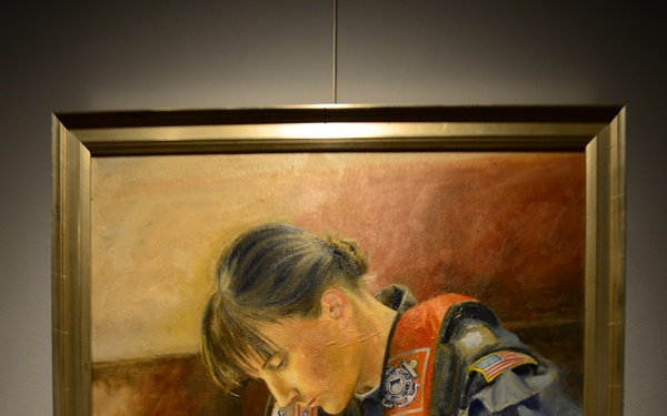 Coast Guard art display Coos Art Museum