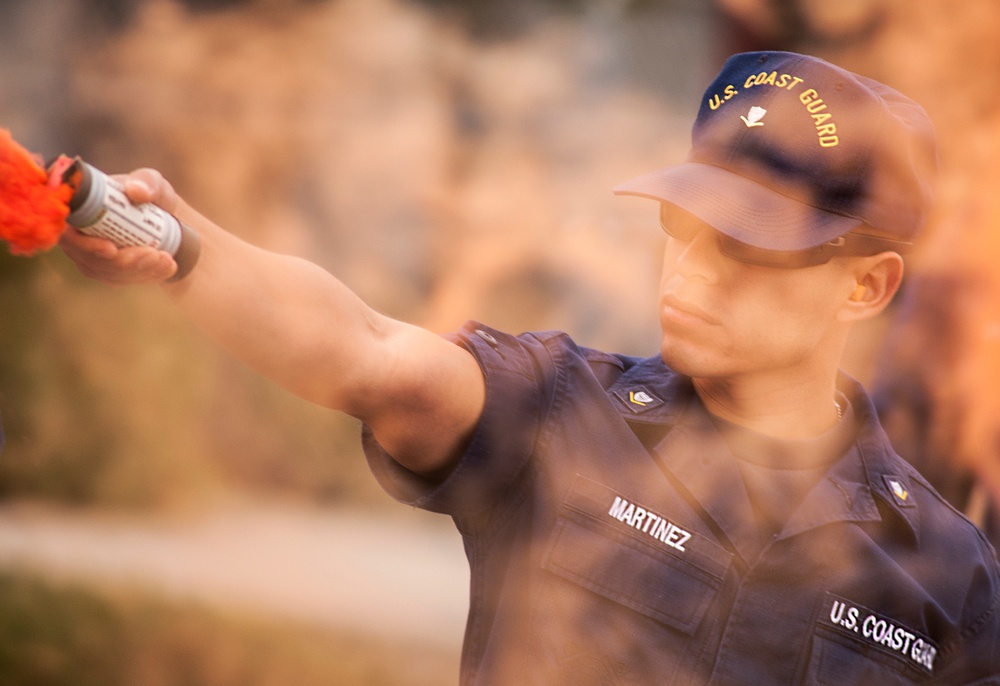 Smoke flare training