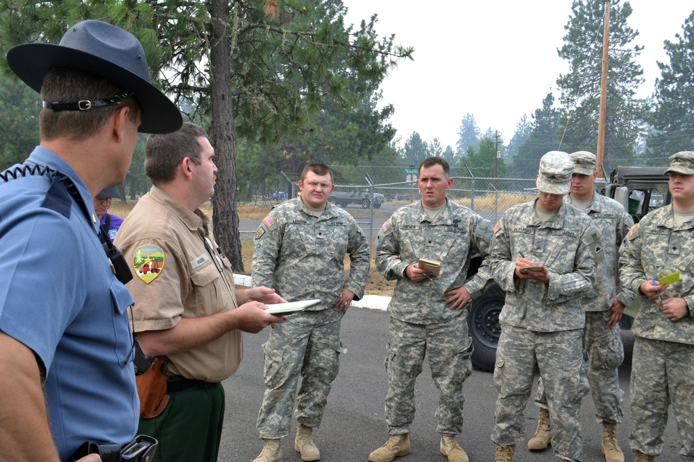 Oregon National Guard soldiers assist law enforcement during wildfires