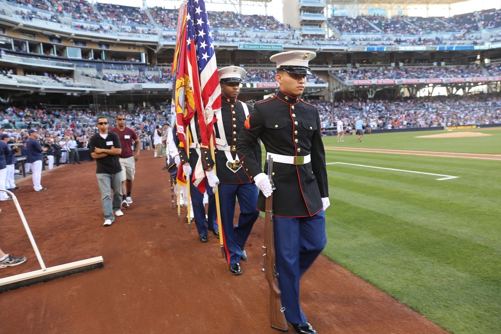 11th MEU Color Guard Performs at Padres Game > United States Marine Corps  Flagship > News Display