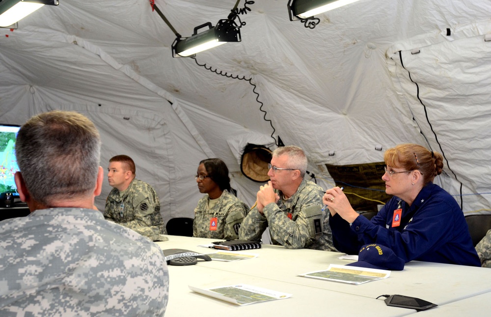 Homeland Security military adviser visits Vibrant Response