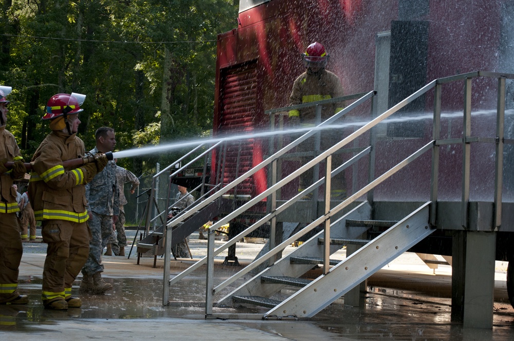 DVIDS - News - Firefighting class teaches watercraft extinguishing ...