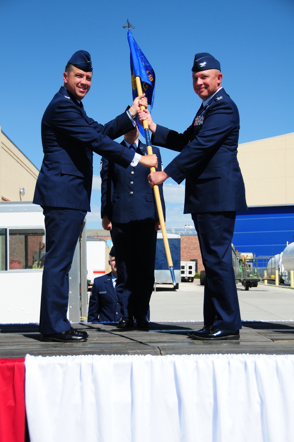 153rd Maintenance Group change of command