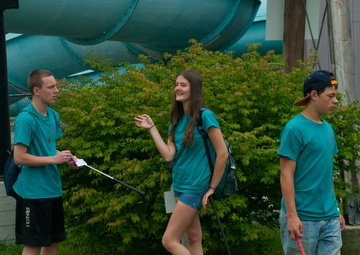 Military children make international connection at summer camp