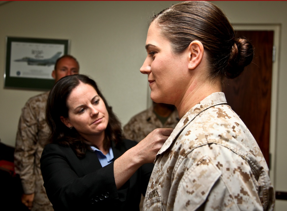 DVIDS - Images - Maj. Janine Mills promotion [Image 2 of 3]