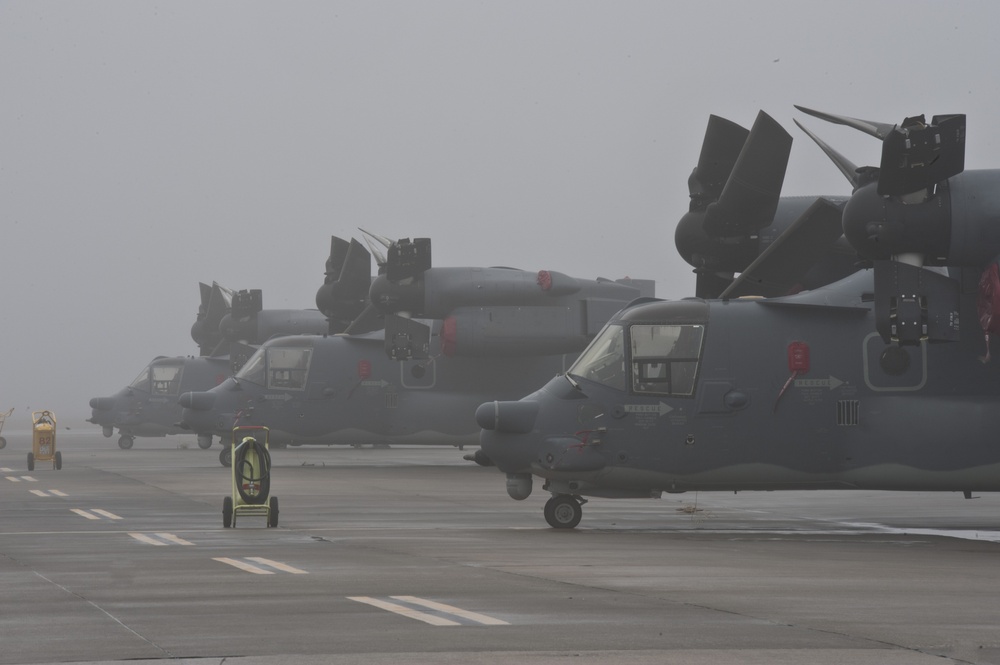 CV-22's in the fog