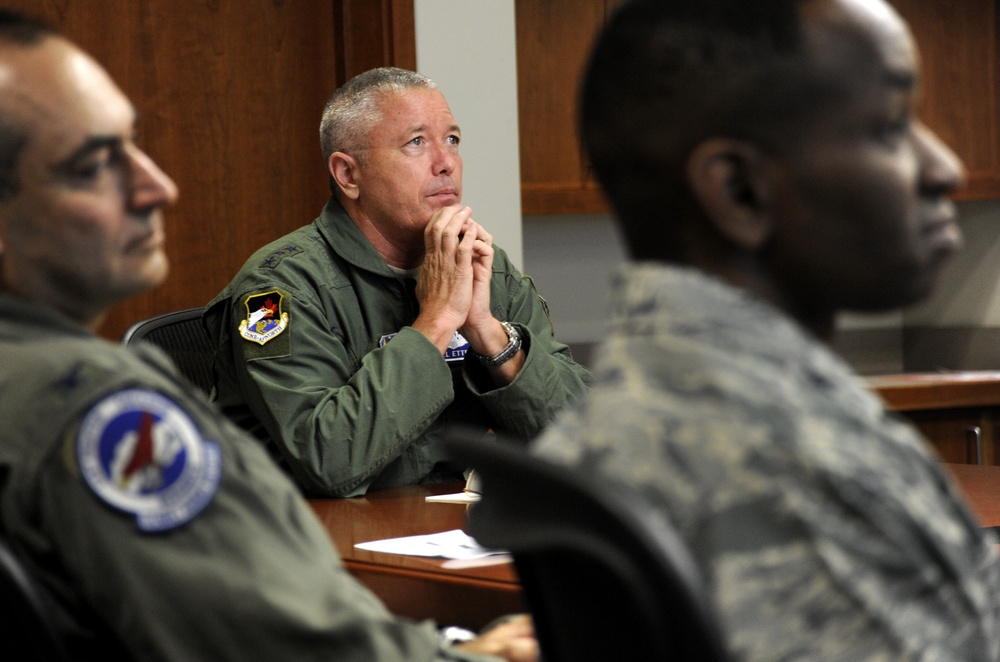 First Air Force Commander Visit