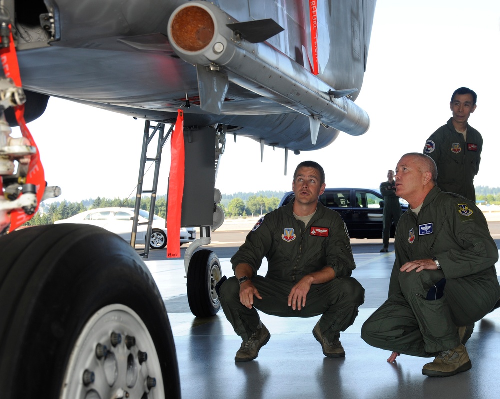 First Air Force Commander Visit