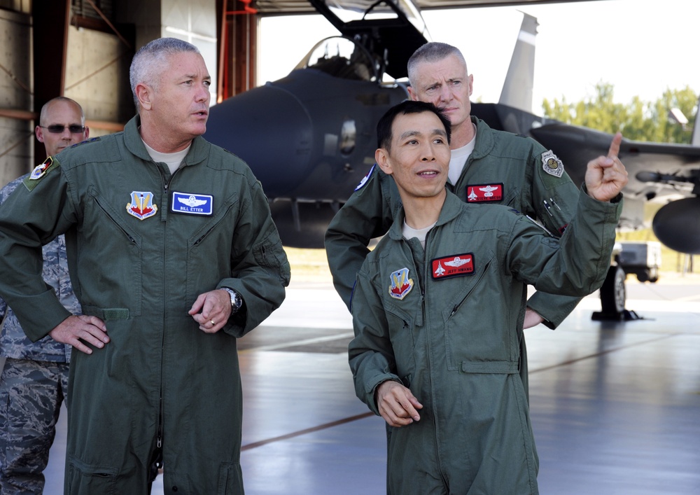 First Air Force Commander Visit