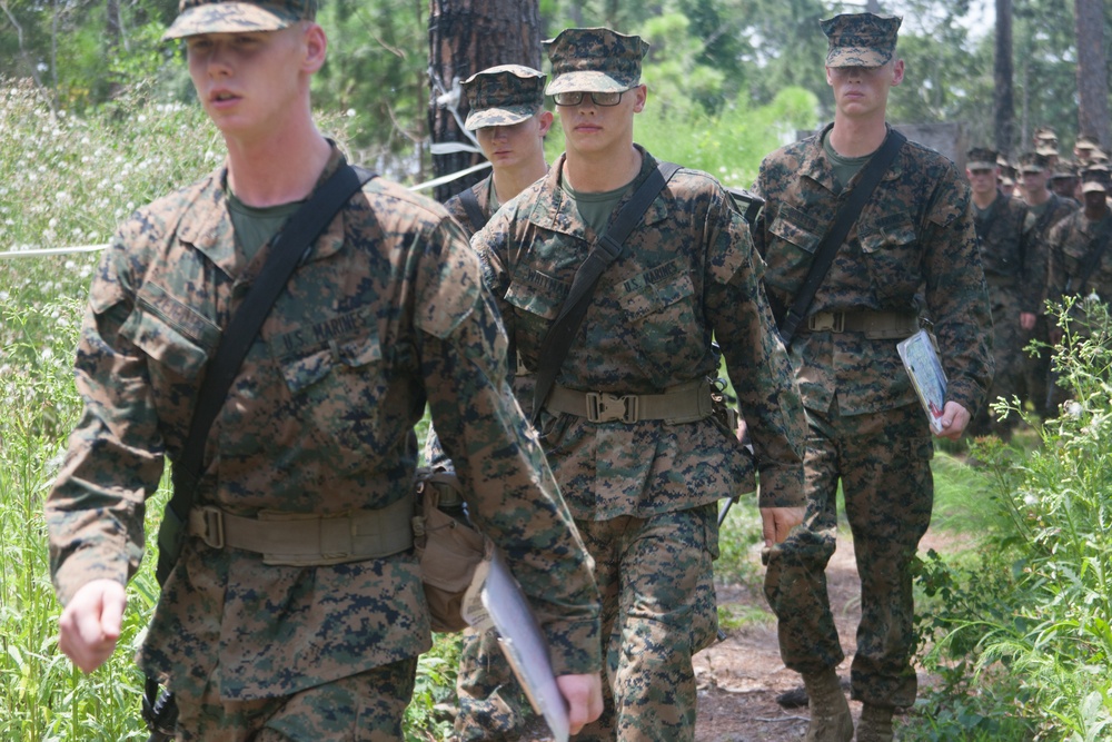 Photo Gallery: Marine recruits learn land navigation