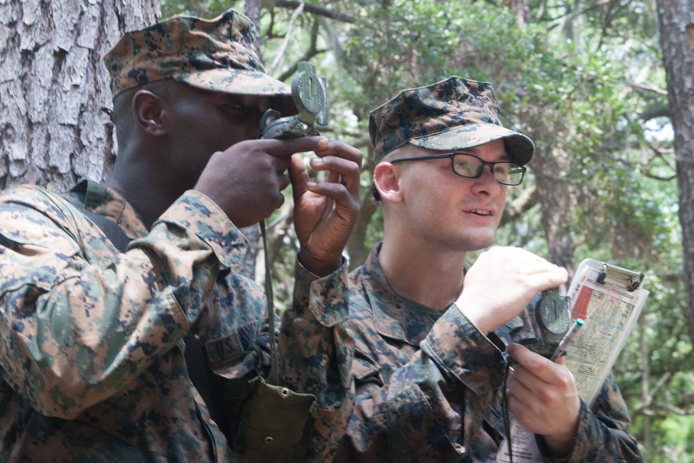 Photo Gallery: Marine recruits learn land navigation