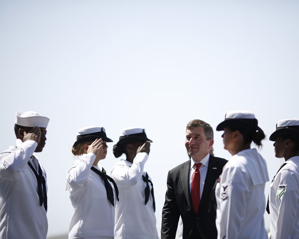 US ambassador to France visits USS Harry S. Truman