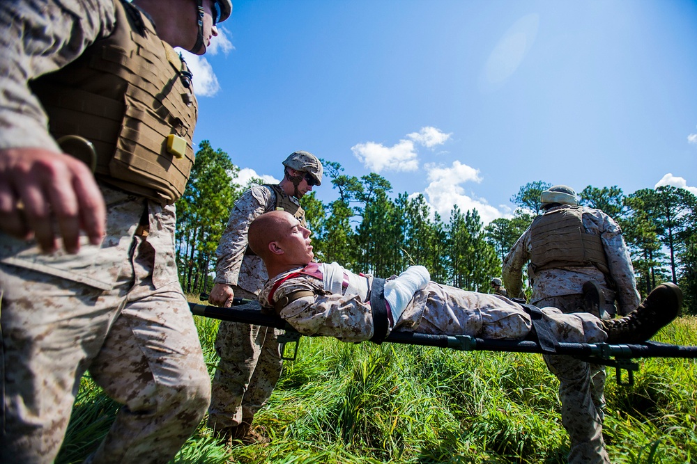 22nd MEU’s CLB-22 completes mass casualty evacuation exercise