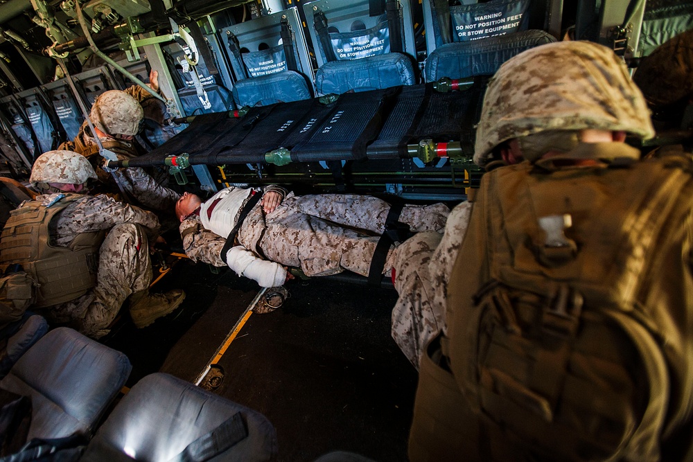 22nd MEU’s CLB-22 completes mass casualty evacuation exercise