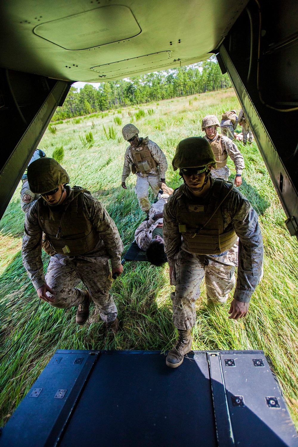 22nd MEU’s CLB-22 completes mass casualty evacuation exercise