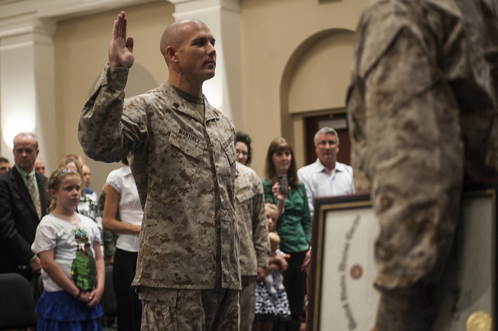 Kansas City-native promoted to rank of master sergeant in U.S. Marine Corps