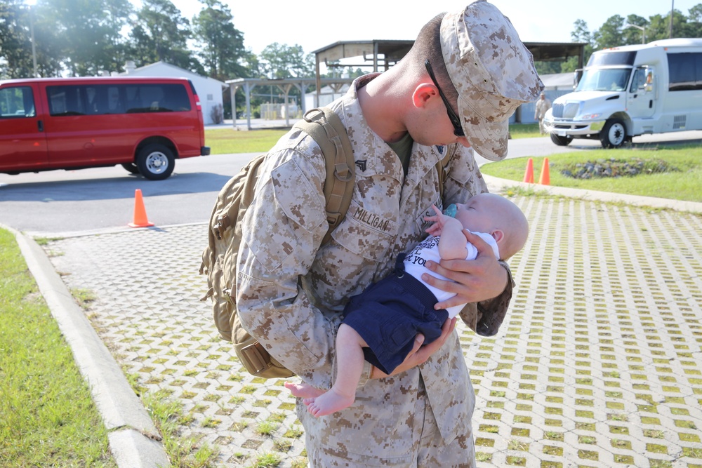 Cherry Point base Marines, Sailors return from Afghanistan
