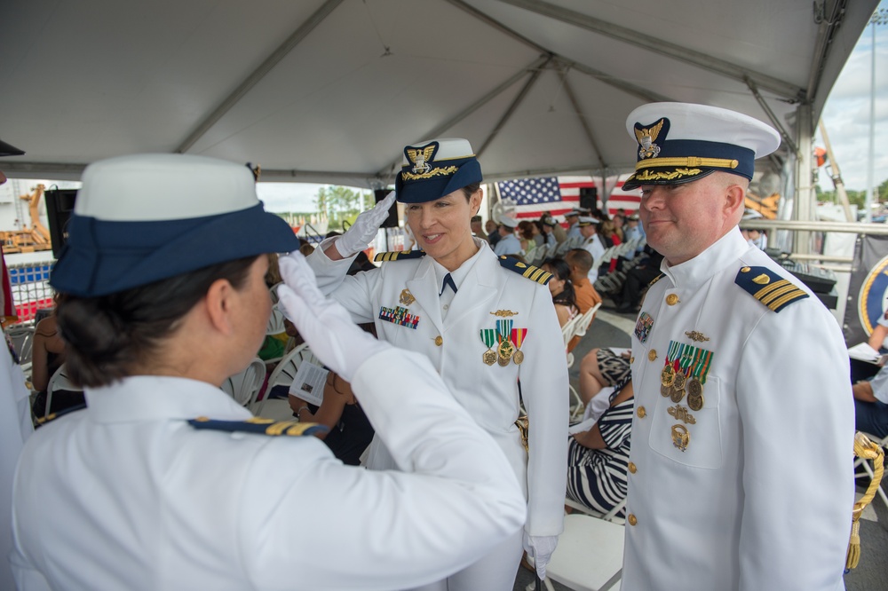 Coast Guard Cutter Tampa change of command