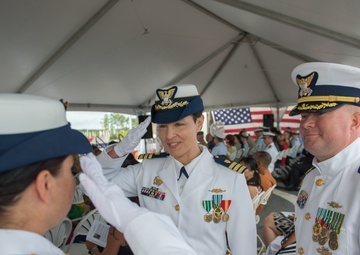 Coast Guard Cutter Tampa change of command