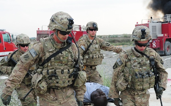 Currahees conduct mass casualty exercise