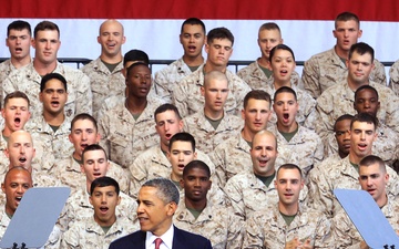 Commander in Chief visits Camp Pendleton