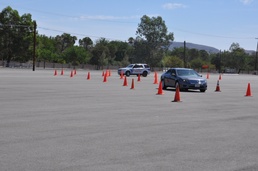 MCPD practices defensive driving for base’s safety
