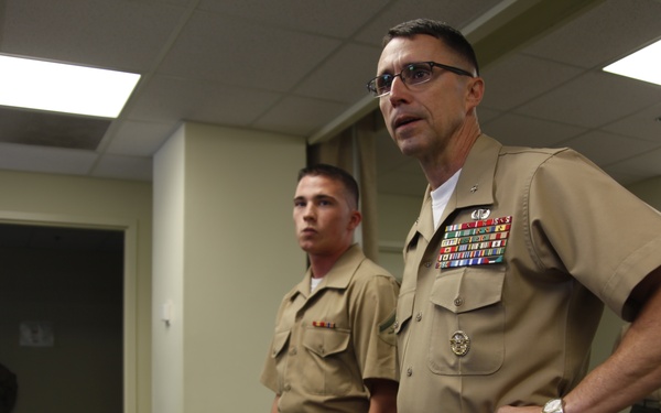 MCIEAST commanding general visits Cherry Point
