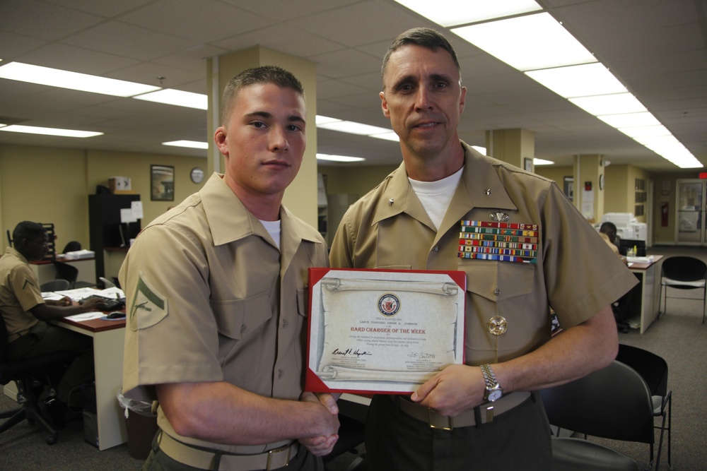 MCIEAST commanding general visits Cherry Point