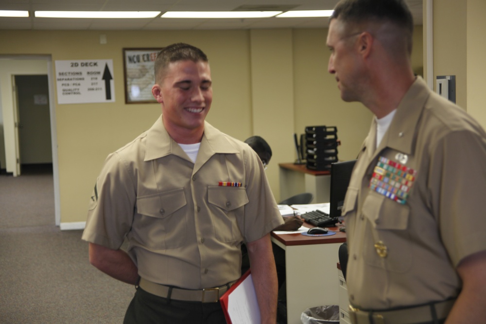 MCIEAST commanding general visits Cherry Point