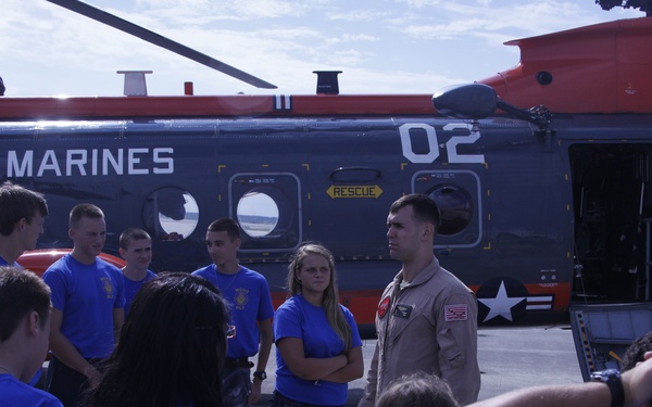 NJROTC cadets visit Cherry Point