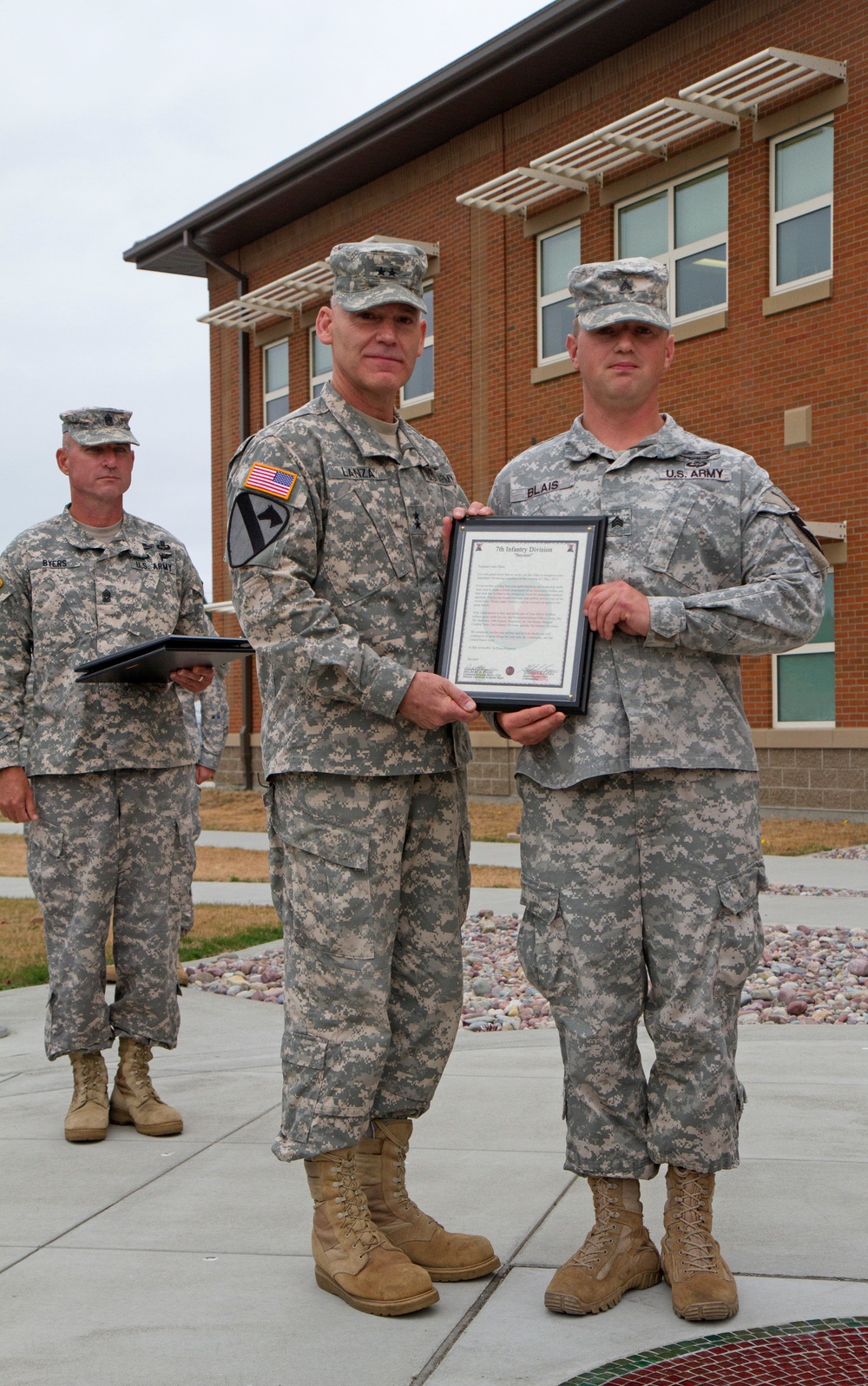 Soldier's life-saving actions earn him recognition from 7ID leadership