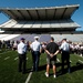 From sideline to shoreline - Coast Guard Reservist serves his country, alma mater