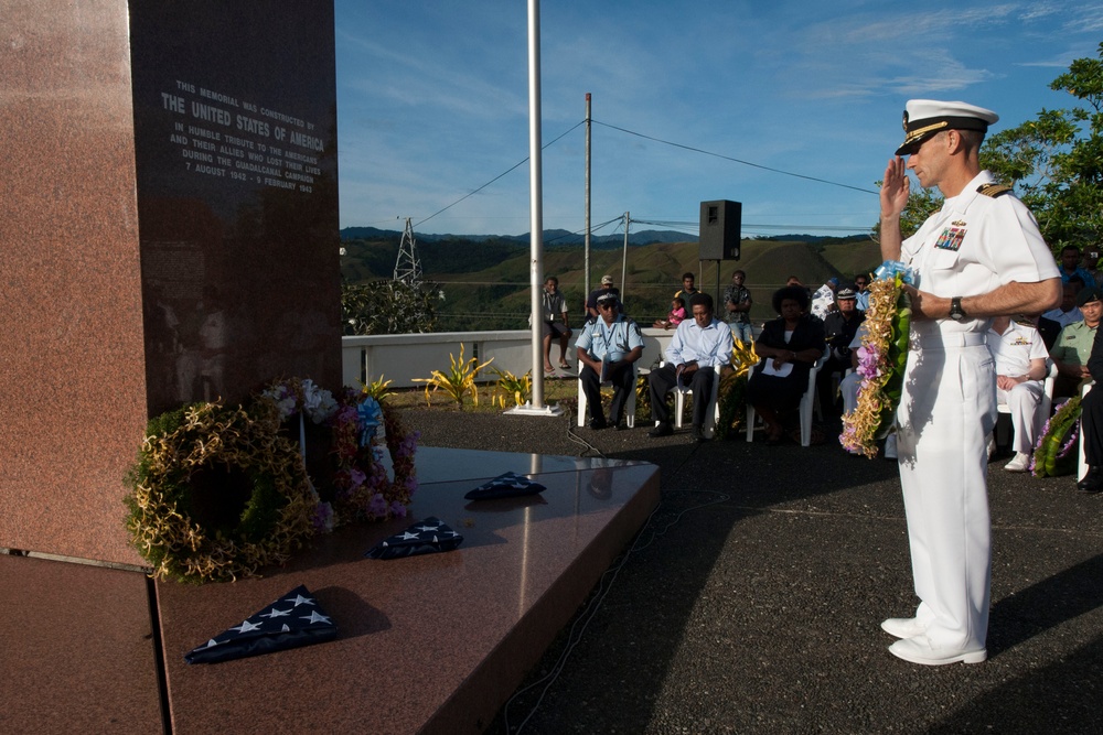 71st anniversary of the Battle of Guadalcanal