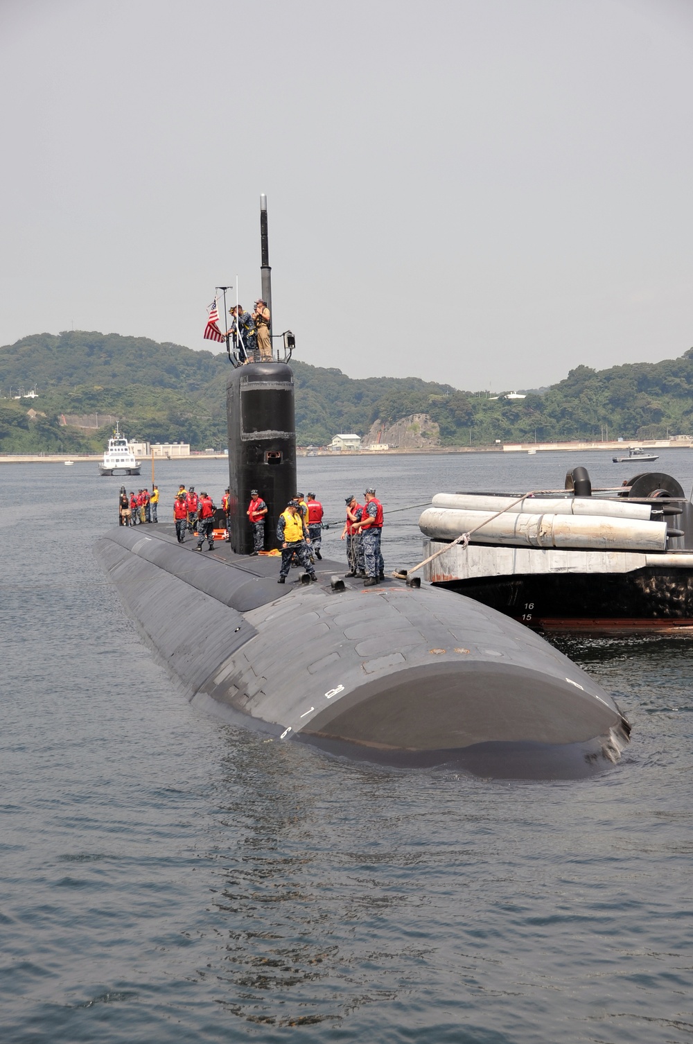 USS Santa Fe port visit