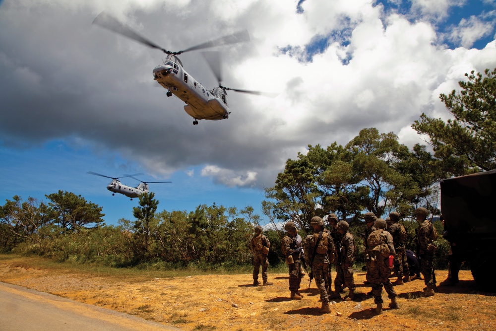 UDP Marines take to air after collecting intel