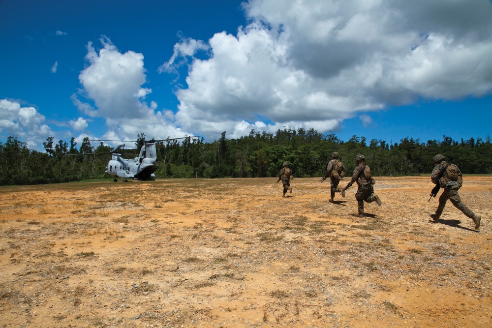 UDP Marines take to air after collecting intel