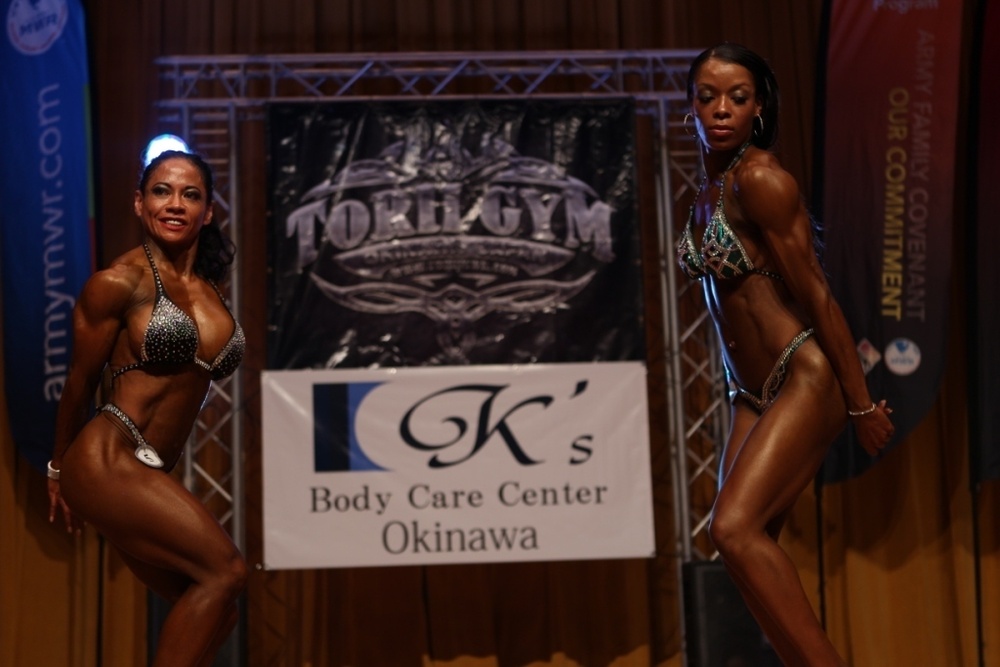Army Strong: Sgt. Odyssey U. Martin named the women's tall figure and bodybuilding heavyweight champion at the 2013 Muscle Beach Classic