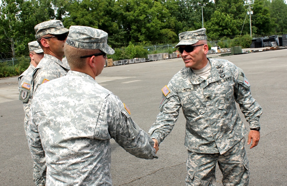 1st Inf. Div. deputy commanding officer visits 'Duke' Brigade