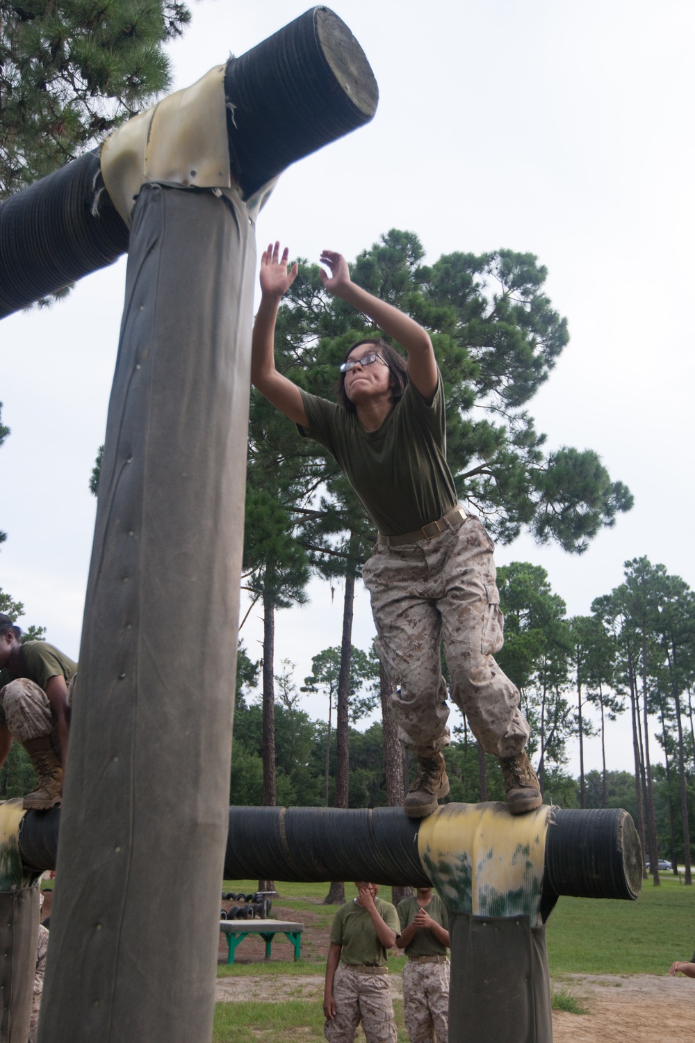 DVIDS - Images - Photo Gallery: Marine recruits scale Confidence Course ...